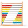 Woodyland 102190401 Abacus- Naturel Avec Perles Colorées, Multicolore 4154