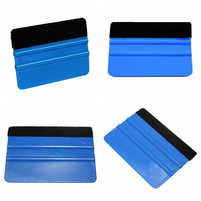 Vinyl Plastic Wrap Applicator Car Squeegee Decal Soft Felt Edge Scraper Tool