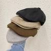 Кепка NEWSBOY, льняные шляпы для мужчин и женщин, берет, весна-лето, темно-серая восьмипанельная шляпа, британский стиль, ретро, восьмиугольная кепка