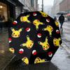 Pikachu Party 8 Ribs 3Fold Black Glue Uv Protection Umbrella Sun Protection Rainproof Compact Folding Umbrella For Travel Daily Use C923628