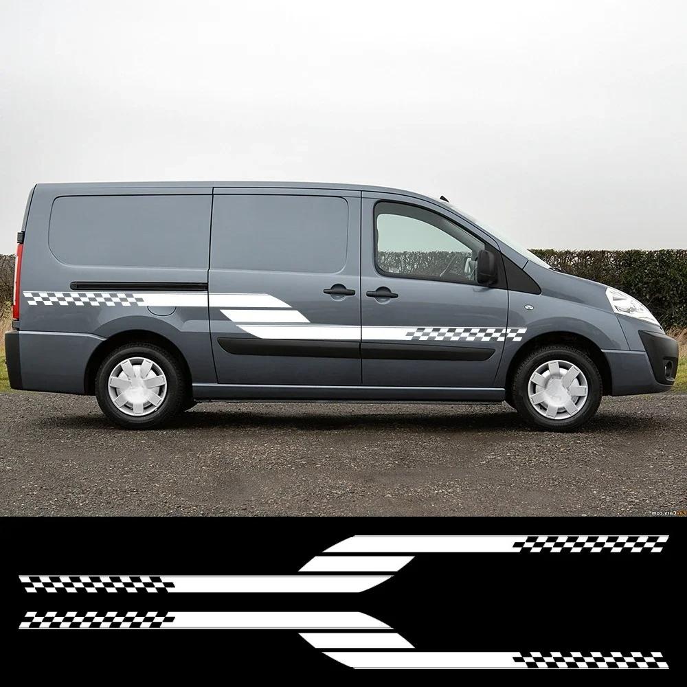 Автомобильные наклейки для Fiat Scudo Ulysse Фургон Кемпер Гонки Спорт Стайлинг Декор Авто Виниловая наклейка Авто Тюнинг Аксессуары