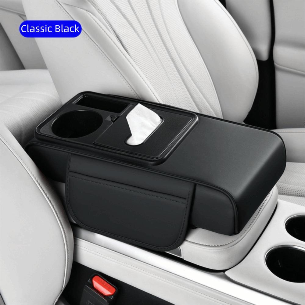 Elbow Support Armrest Heightening Pad Tissue Box Car Center Console Mat Trucks