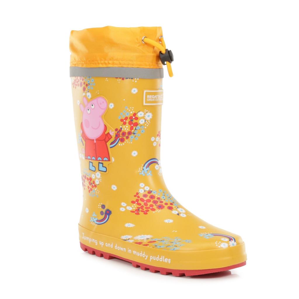Peppa Pig Childrens/Kids Splash Floral Wellington Boots
