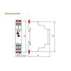 GRT8-B1 Off Delay Time Relay AC 230V Adjustable Delay Off Delay Relay Mini Size Power Off Delay Relay Power Management