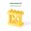 Крупные кубики, совместимые с LEGO Duplo: Кухня, Ванная комната, Мебель и Игровые аксессуары для еды для детских конструкторов