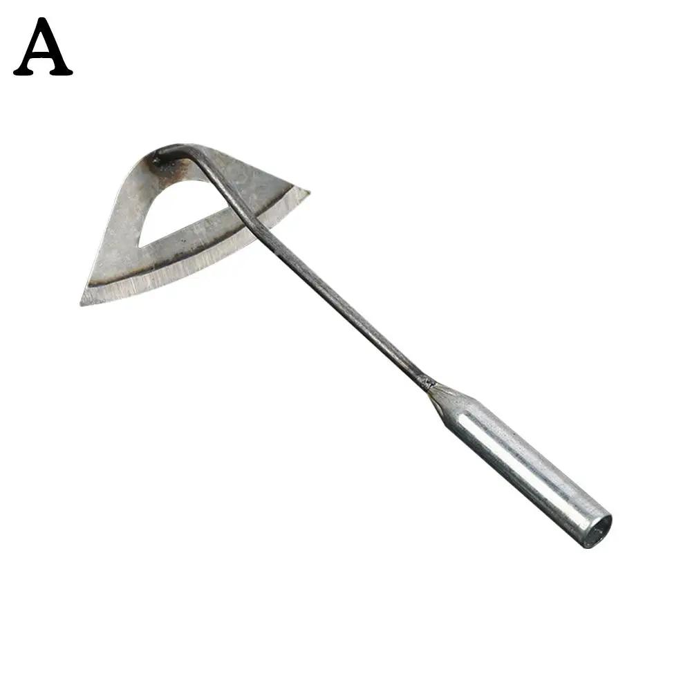 Цельнометаллическая закаленная полая мотыга, сельскохозяйственная прополка, уличный сельскохозяйственный ручной инструмент, садовые многофункциональные инструменты P9W8