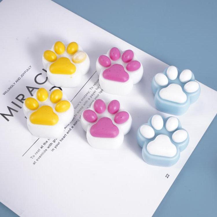YS DIY Cat Claw Silicone Cute Mini Pet Paw Print Resin Molds Jewelry Pendant Ornament Kit Paw Resin Keychain Candle Baking Mould