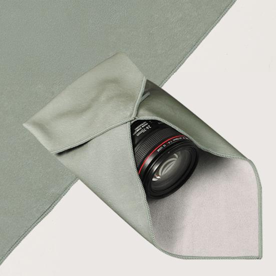 Self Adhesive Makeup Bag Portable Protective Cosmetic Pouch Smooth Wear Resistant Multipurpose Camera Lens Wrap Travel Organizer