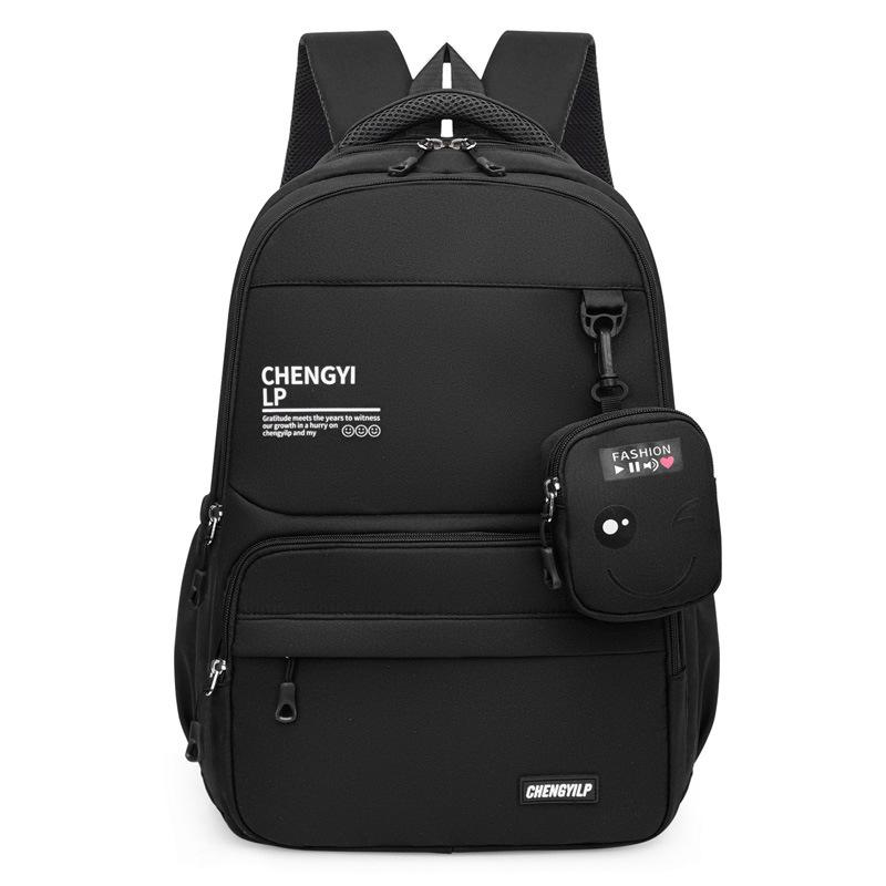 Casual Couple Backpacks Unisex Large Capacity Student School Bags for Boys Girls Commuting Lightweight and Versatile Backpack