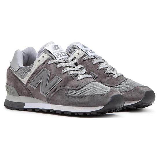 New Balance 576 Made In England Dark Gull Grey Unisex Sneakers OU576PGL