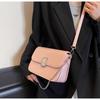Portable Bowling Bag Women's New Spring and Summer Shoulder Messenger Bag High-end Versatile Small Square Bag