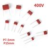 CBB Capacitor 400V CBB Polypropylene Film Capacitors Kit P7.5mm P15mm 103J 223J 473J 684J 105J Electronic Components Capacitors