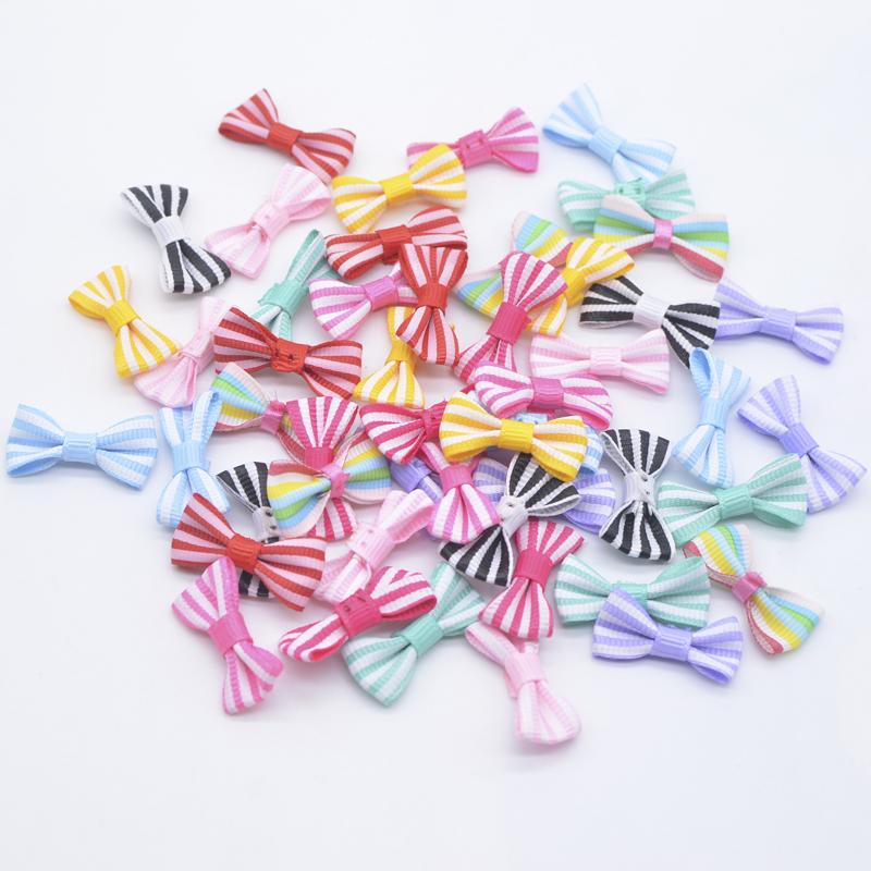 40 шт., мини-лента в рубчик, галстук-бабочка, аппликации, плоская задняя часть, орнамент для скрапбукинга, нашивки, аксессуары, принадлежности для рукоделия