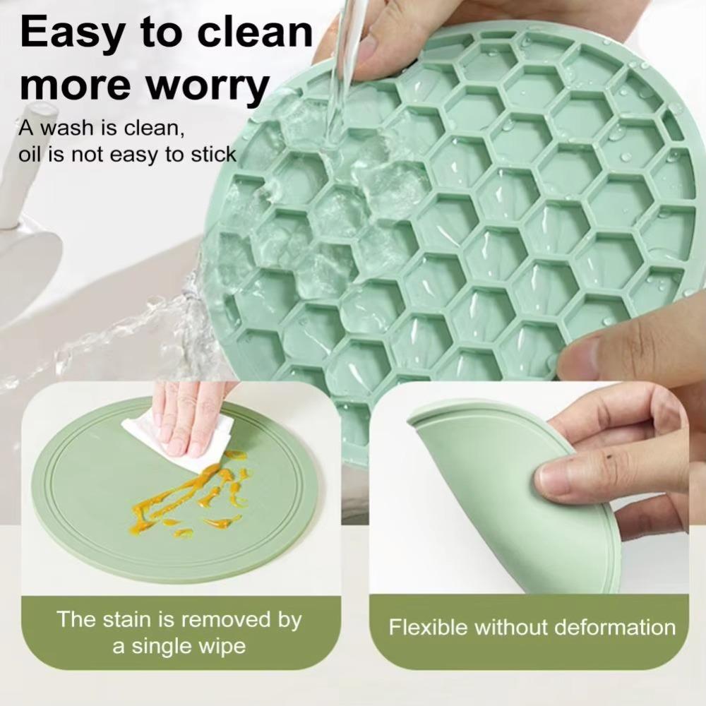 2pcs Heat Resistant Honeycomb Coasters Round Tea Cup Holder Table Placemat Table Accessories