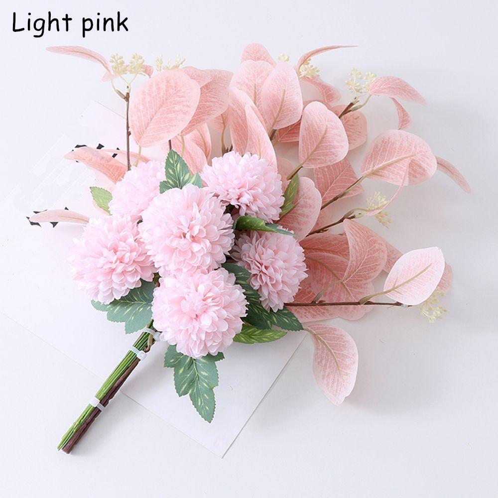 Wedding Nordic Bouquet Hydrangea Artificial Flowers Silk Flower Fake Flowers Chrysanthemum Ball