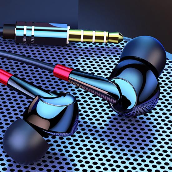 Проводные наушники Hi-Fi качество звука внутриканальная гарнитура с разъемом 3,5 мм Проводные наушники с микрофоном для музыкальных звонков и занятий спортом