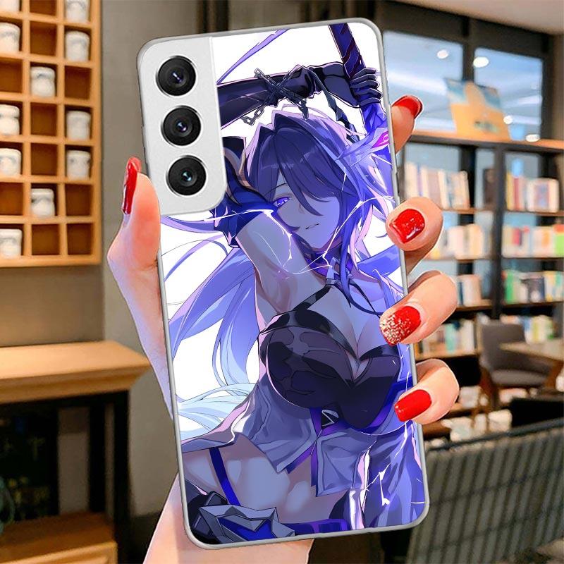 Чехол для телефона Honkai Star Rail Ахерон для Samsung Galaxy S26 S25 Edge S24 Ultra S23 S22 Plus S21 S20 FE Мягкий Фундас Оболочка Ga