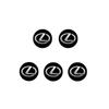 KM8 Car Remote Key Emblem Sticker Aluminum Keys Decoration Decal For Lexus F SPORT ES RX NX LS UX LM LBX GX LC RZ IS CT GS RC NX300