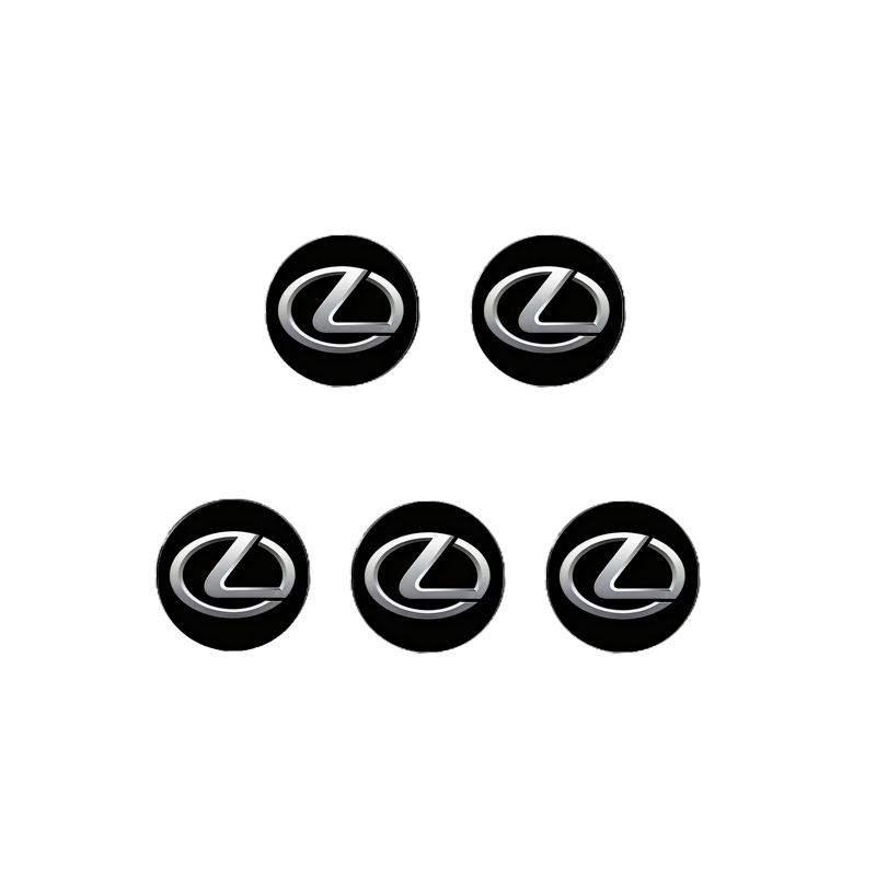 KM8 Car Remote Key Emblem Sticker Aluminum Keys Decoration Decal For Lexus F SPORT ES RX NX LS UX LM LBX GX LC RZ IS CT GS RC NX300