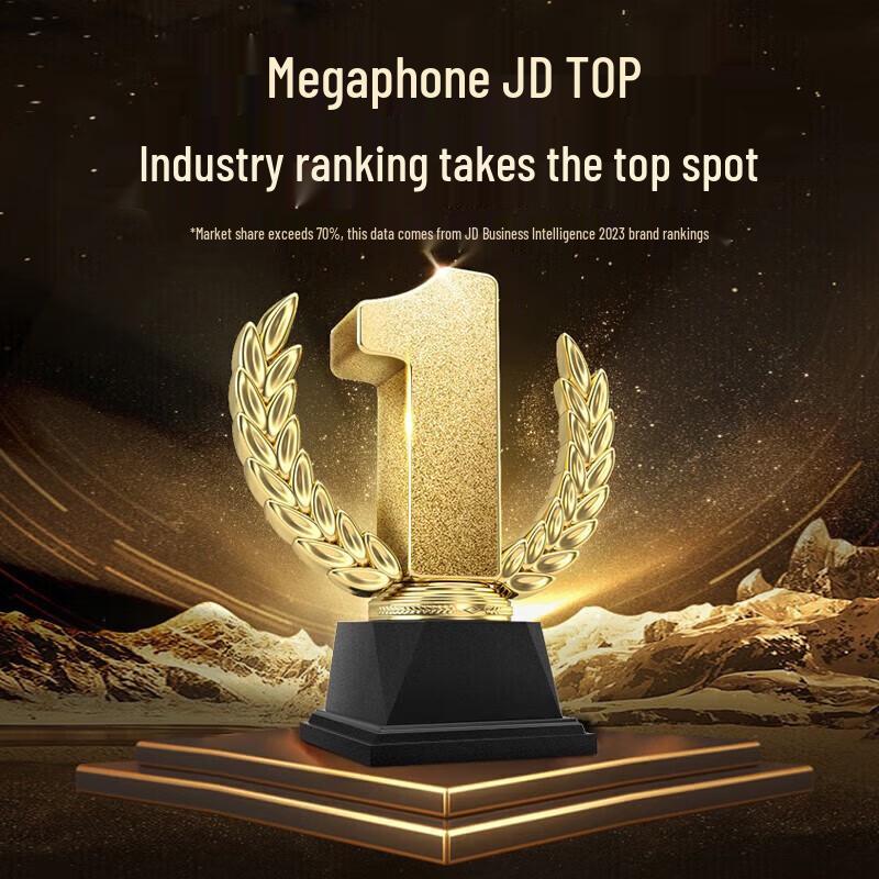 Портативный ручной мегафон Leigongwang CR-62, 30 Вт, штепсель CN (адаптер в комплекте)