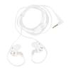 3.5mm Wired Earbuds with Detachable 2Pin Cable HiFi Noise Cancelling Earphones Super Linear Driver Built In Microphone