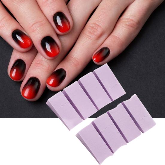 Многоразовые мягкие косметические инструменты для ногтей, клиновидная мягкая губка