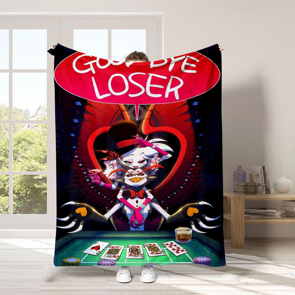 130*150 Cm Hot Anime Character Flannel Blanket  Nap Blanket Quilt Flannel Sofa Cover Blanket