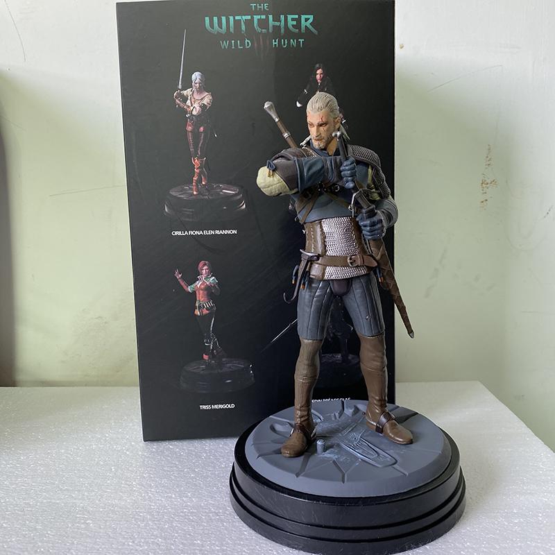 Игрушки Модель Ведьмак 3 Охота Геральт Волк Фигурка Действия Коллекционная Кукла 24см Подарок