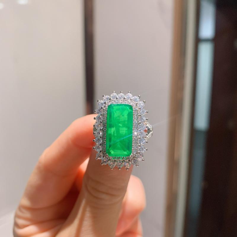Sace Gems Классическое кольцо из медного сплава с цирконом, женские ювелирные изделия, свадебный подарок для вечеринки