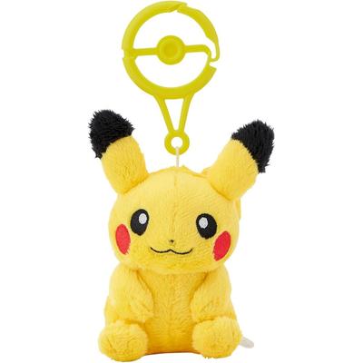 Оригинальная мягкая игрушка-брелок Пикачу из Pokemon Center с карабином