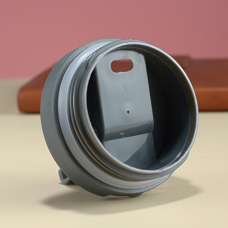 Двойная кофейная кружка из нержавеющей стали, 450 мл, кружка-термос с кожаным чехлом, герметичная автомобильная термос, дорожная изолированная бутылка