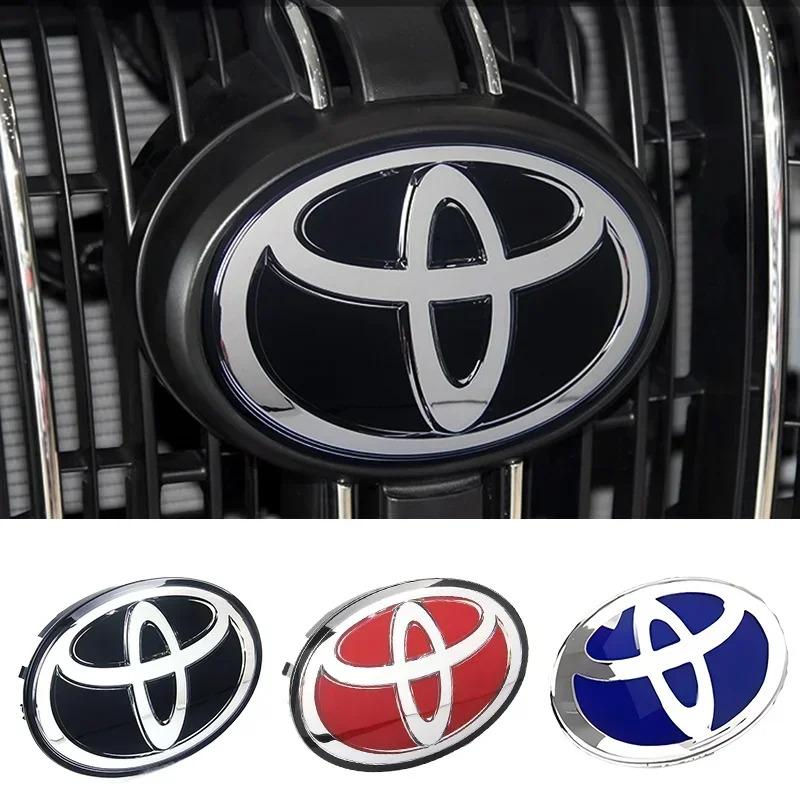 3D эмблема с логотипом автомобиля для Toyota Corolla Camry RAV4 LANDCRUSER Highlander Yaris Vios Alphard Prado Reiz Wish, Решетка радиатора и капот