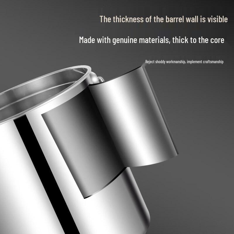 ZISIZ Ведро для воды из нержавеющей стали 304