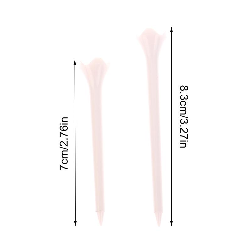 10 шт. 70 мм 83 мм длина профессиональная тройка пластиковые тройники для гольфа 4 когтя прочные пластиковые тройники для гольфа аксессуары для гольфа для игроков в гольф