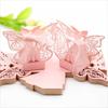 50Pcs/Set Hollow Butterfly Gift Paper Boxes Creative Laser Cutting Wedding Candy Box Dragee Box Cookie Carton Wrapping Package