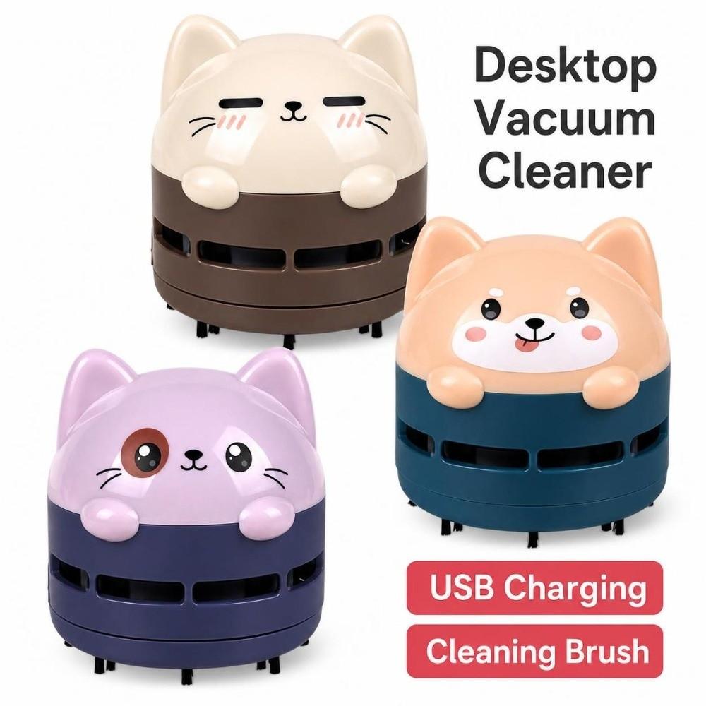 Mini Desktop Vacuum Cleaner USB Rechargeable Dust Remover Durable Handheld Vacuum Cleaner  Home