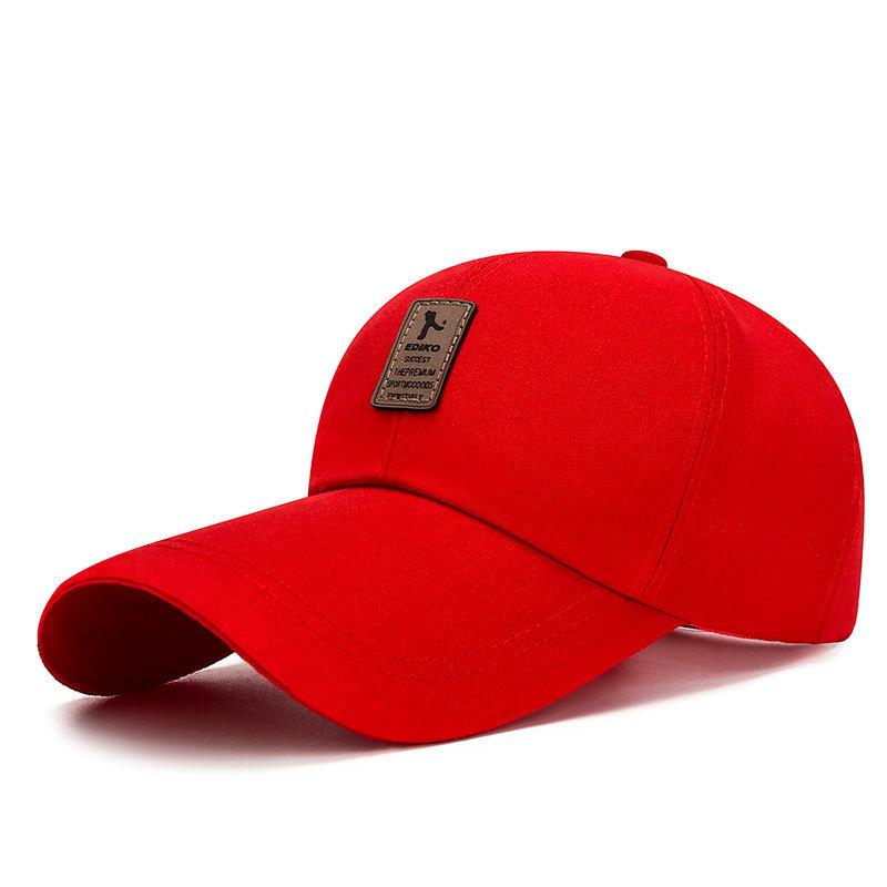 3.93 Inch Extended Brim Sandwich Baseball Hat Adjustable Classic Dad Hat Sun Protection Sport Hats Canvas Cap