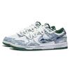 Nike Dunk 668, Пробуждение Прилива Кожаные Устойчивые к истиранию Устойчивые к истиранию Низкие Кеды для скейтборда Унисекс DD1391-101(Команда901-)