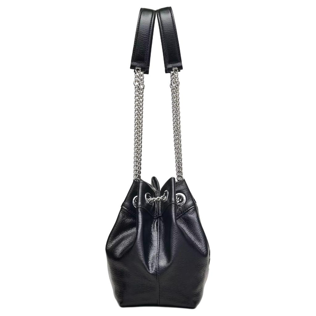Marc Jacobs Leather Chain Sack Bag Black Men Shoulder_bags 2P5HSH030H02-001