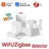 Умный WiFi-детектор протечки воды и сигнализация Tuya Zigbee для кухни