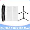 Compatible For 360 S10 X100 MAX Robot Vacuum Cleaner Spare Part Main Side Brush Hepa Filter Mop Cloth Rag Replacement Accessory