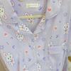 Purple Moon Rabbit Pajamas Women's Summer Short Sleeve Shorts Cardigan Two-piece Set Women's Casual Homewear Two-piece Set