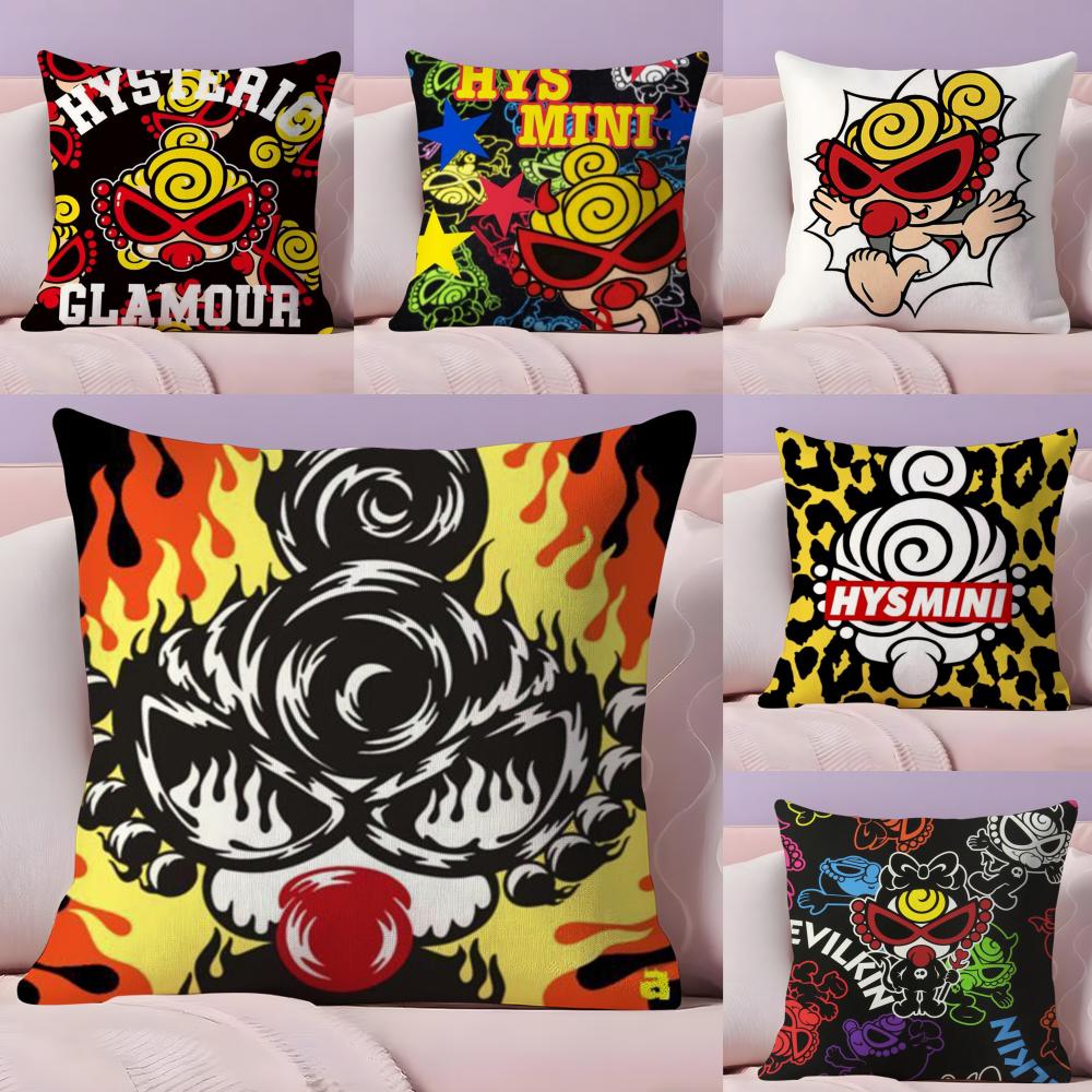 Japan Fashion HHysteric MMini Cushion Cover Plush Fabric Soft DoubleSided Printed Sofa Warm Winter Home Gift Pillow Cover