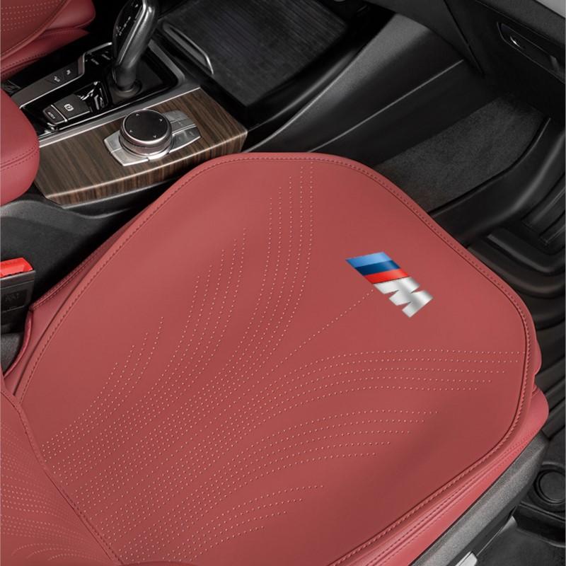 BBIQ7 M Logo Car Seat Cushion Breathable Portable Car Seat Cover Pad Sticker For BMW X1 X3 X4 X5 E46 E90 F20 E60 M1 M2 M3 M5 M6 E87 M