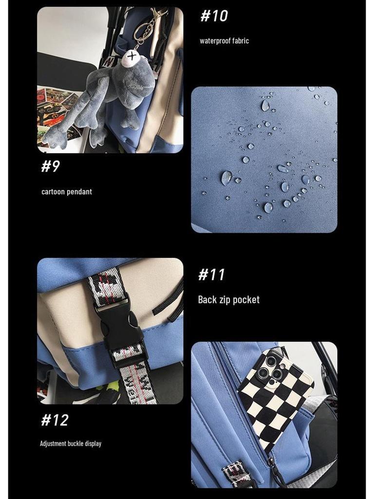 Рюкзак унисекс большой вместимости для студентов: Идеально для старшей школы, колледжа и путешествий