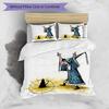 3pcs Duvet Cover Set (1*Duvet Cover + 2*Pillowcase, Without Core), Der Rauber Hotzenplotz Print Bedding Set, Bedroom Decor, All‑Season, Birthday Gift