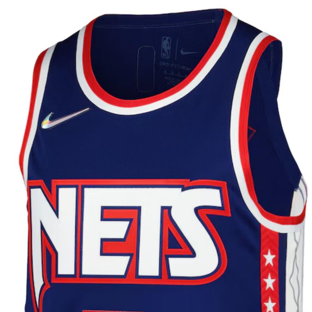 Nike Баскетбольная форма НБА Кевина Дюранта Brooklyn Nets Унисекс Синяя DB3663-492