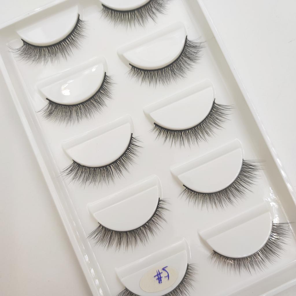 38 стилей, 5 пар ресниц, натуральные 3D норковые накладные ресницы для макияжа, искусственные ресницы для макияжа, инструменты для красоты, оптовая продажа