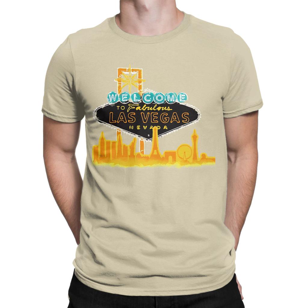 Welcome To Las Vegas Graphic Funny 100 Cotton Tshirt Fabulous Las Vegas Tops Tees For Unisex