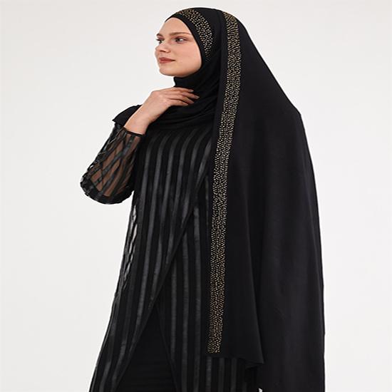 Хиджаб ручная вышивка шарф шаль фуляр мусульманские платья Абая еврейские турецкие исламские предметы